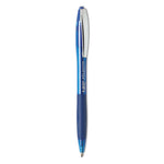 GLIDE Ballpoint Pen, Retractable, Medium 1 mm, Blue Ink, Translucent Blue/Blue Barrel, Dozen