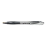 GLIDE Ballpoint Pen, Retractable, Medium 1 mm, Black Ink, Smoke/Black Barrel, Dozen