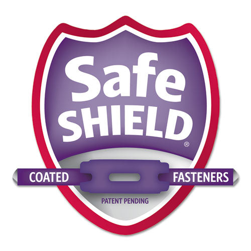 Pressboard Classification Folders, Four SafeSHIELD Fasteners, 2/5-Cut Tabs, 1 Divider, Legal Size, Red, 10/Box