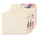 AlphaZ Color-Coded Labels Starter Set, A-Z, 1 x 1.63, Assorted, 10/Sheet, 220 Sheets/Box