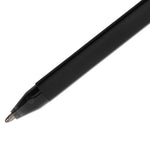 ComfortMate Ultra Ballpoint Pen, Stick, Medium 1 mm, Black Ink, Black Barrel, Dozen