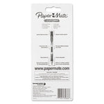 Clear Point Mechanical Pencils with Tube of Lead/Erasers, 0.5 mm, HB(#2), Black Lead, Randomly Assorted Barrel Colors, 2/Pack