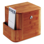 Bamboo Suggestion Boxes, 10 x 8 x 14, Cherry