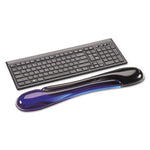 Duo Gel Wave Keyboard Wrist Rest, 22.62 x 5.12, Blue