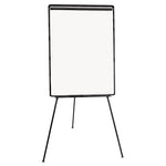 Dry Erase Board with Tripod Easel, 29 x 41, White Surface, Black Frame