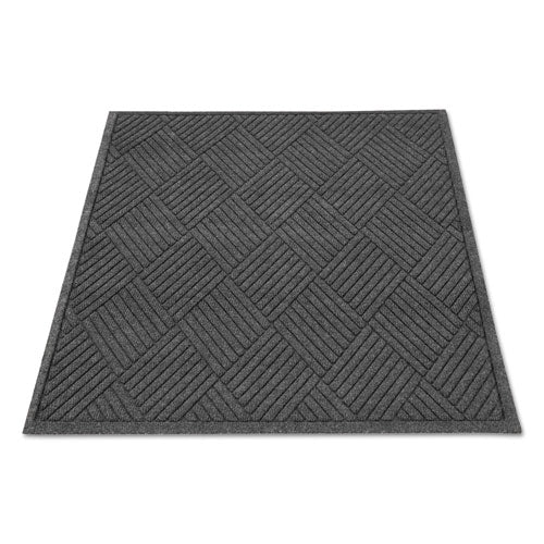 EcoGuard Diamond Floor Mat, Rectangular, 24 x 36, Charcoal