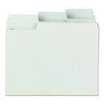 SuperTab Pressboard Fastener Folders with Two SafeSHIELD Fasteners, 2" Expansion, Letter Size, Gray-Green, 25/Box