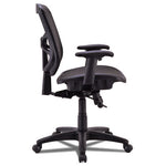 Alera Elusion Series Mesh Mid-Back Swivel/Tilt Chair, Supports Up to 275 lb, 17.9" to 21.6" Seat Height, Black