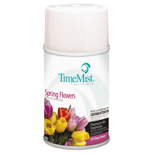 Premium Metered Air Freshener Refill, Spring Flowers, 6.6 oz Aerosol Spray