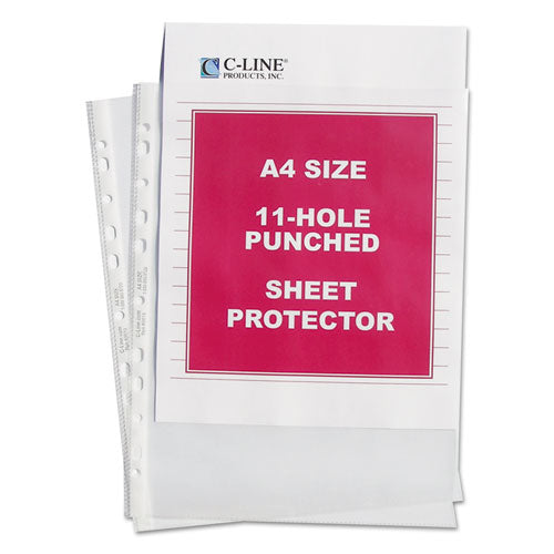 Standard Weight Poly Sheet Protectors, Clear, 2", 11.75 x 8.25, 50/Box