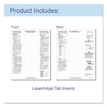 Sheet Protectors with Index Tabs, Clear Tabs, 2", 11 x 8.5, 8/Set