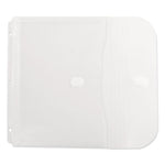 Poly Binder Pockets, 9.25 x 11.5, Clear, 5/Pack