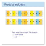 13-Pocket Expanding File, 9.25" Expansion, 13 Sections, 1/6-Cut Tabs, Letter Size, Blue