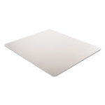 Moderate Use Studded Chair Mat for Low Pile Carpet, 46 x 60, Rectangular, Clear