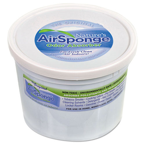 Sponge Odor Absorber, Neutral, 64 oz Tub, 4/Carton