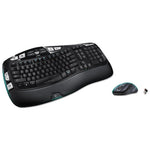 MK550 Wireless Wave Keyboard + Mouse Combo, 2.4 GHz Frequency/30 ft Wireless Range, Black