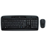 MK320 Wireless Keyboard + Mouse Combo, 2.4 GHz Frequency/30 ft Wireless Range, Black