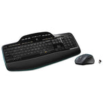 MK710 Wireless Keyboard + Mouse Combo, 2.4 GHz Frequency/30 ft Wireless Range, Black