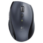 M705 Marathon Wireless Laser Mouse, 2.4 GHz Frequency/30 ft Wireless Range, Right Hand Use, Black