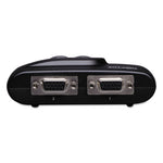 Compact USB KVM Switch with Audio and Cable, 2 Ports