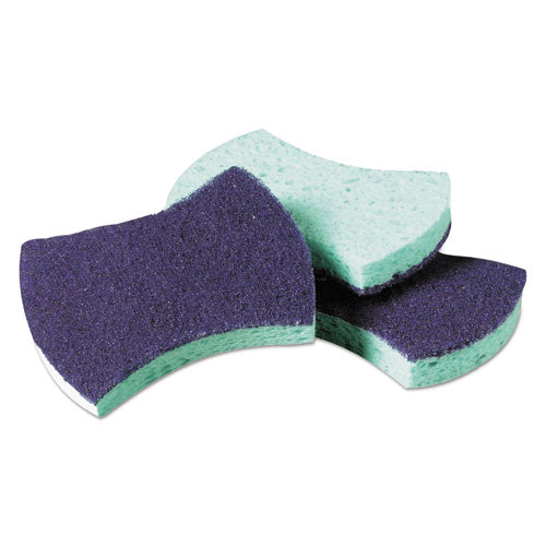 Power Sponge #3000, 2.8 x 4.5, 0.6" Thick, Blue/Teal, 20/Carton