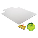 DuraMat Moderate Use Chair Mat for Low Pile Carpet, 45 x 53 with Lip, Clear