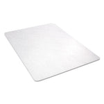 EconoMat All Day Use Chair Mat for Hard Floors, Rolled Packed, 45 x 53, Clear