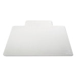 DuraMat Moderate Use Chair Mat for Low Pile Carpet, 45 x 53 with Lip, Clear