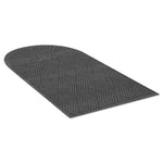 EcoGuard Diamond Floor Mat, Single Fan, 36 x 72, Charcoal