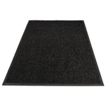 Platinum Series Indoor Wiper Mat, Nylon/Polypropylene, 48 x 72, Black