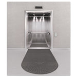 EcoGuard Diamond Floor Mat, Single Fan, 48 x 96, Charcoal