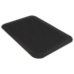 Pro Top Anti-Fatigue Mat, PVC Foam/Solid PVC, 36 x 60, Black