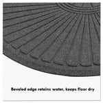 EcoGuard Diamond Floor Mat, Single Fan, 36 x 72, Charcoal