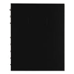 NotePro Quad Notebook, Data/Lab-Record Format with Narrow and Quadrille Rule Sections, Black Cover, (96) 9.25 x 7.25 Sheets