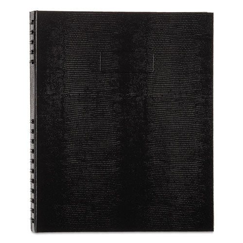 NotePro Notebook, 1-Subject, Medium/College Rule, Black Cover, (100) 11 x 8.5 Sheets