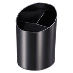 Recycled Big Pencil Cup, Plastic, 4.25 x 4.5 x 5.75, Black