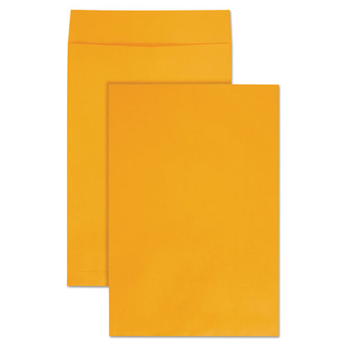 Jumbo Size Kraft Envelope, Cheese Blade Flap, Fold-Over Closure, 12.5 x 18.5, Brown Kraft, 25/Pack