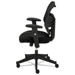 VL531 Mesh High-Back Task Chair with Adjustable Arms, Supports Up to 250 lb, 18" to 22" Seat Height, Black