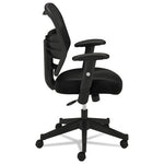 VL531 Mesh High-Back Task Chair with Adjustable Arms, Supports Up to 250 lb, 18" to 22" Seat Height, Black