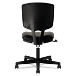 Volt Series Leather Task Chair, Supports Up to 250 lb, 18" to 22.25" Seat Height, Black