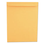 Catalog Envelope, 28 lb Bond Weight Kraft, #13 1/2, Square Flap, Gummed Closure, 10 x 13, Brown Kraft, 250/Box