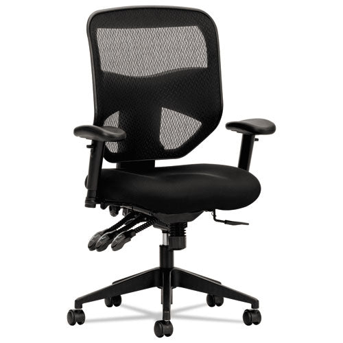 VL532 Mesh High-Back Task Chair, Supports Up to 250 lb, 17" to 20.5" Seat Height, Black