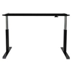 AdaptivErgo Sit-Stand Pneumatic Height-Adjustable Table Base, 59.06" x 28.35" x 26.18" to 39.57", Black