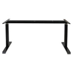 AdaptivErgo Sit-Stand Pneumatic Height-Adjustable Table Base, 59.06" x 28.35" x 26.18" to 39.57", Black