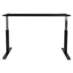 AdaptivErgo Sit-Stand Pneumatic Height-Adjustable Table Base, 59.06" x 28.35" x 26.18" to 39.57", Black