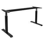 AdaptivErgo Sit-Stand Pneumatic Height-Adjustable Table Base, 59.06" x 28.35" x 26.18" to 39.57", Black