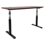 AdaptivErgo Sit-Stand Pneumatic Height-Adjustable Table Base, 59.06" x 28.35" x 26.18" to 39.57", Black