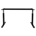 AdaptivErgo Sit-Stand Pneumatic Height-Adjustable Table Base, 59.06" x 28.35" x 26.18" to 39.57", Black