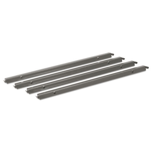 Single Cross Rails for HON 30" and 36" Wide Lateral Files, Gray, 4/Pack