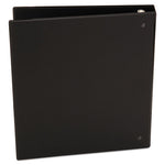 Economy Non-View Round Ring Binder, 3 Rings, 1.5" Capacity, 11 x 8.5, Black